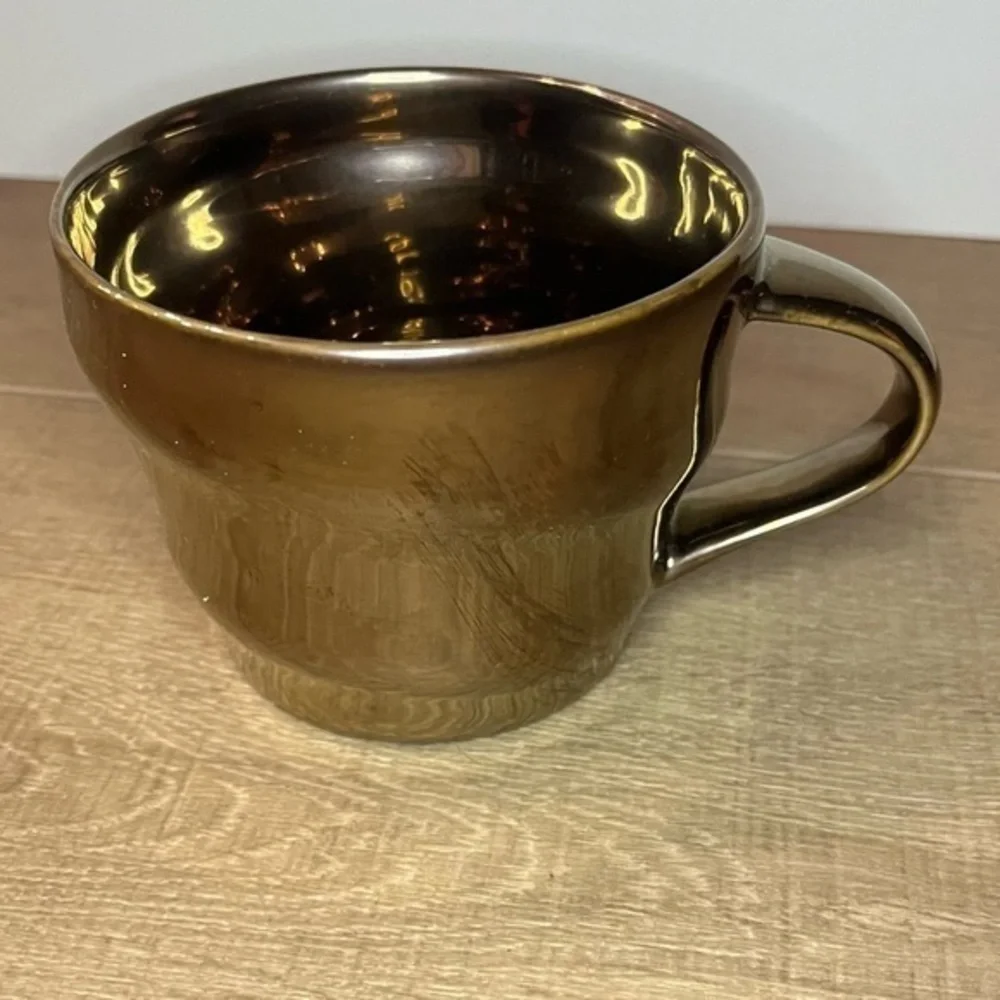 Starbucks Collectible Bronze Gold‎ Mug Cup 2013 Excellent Condition
